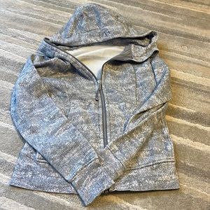 Grey lulu zip up